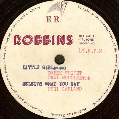 The Dynamics Acetate recording of "Little Girl"
