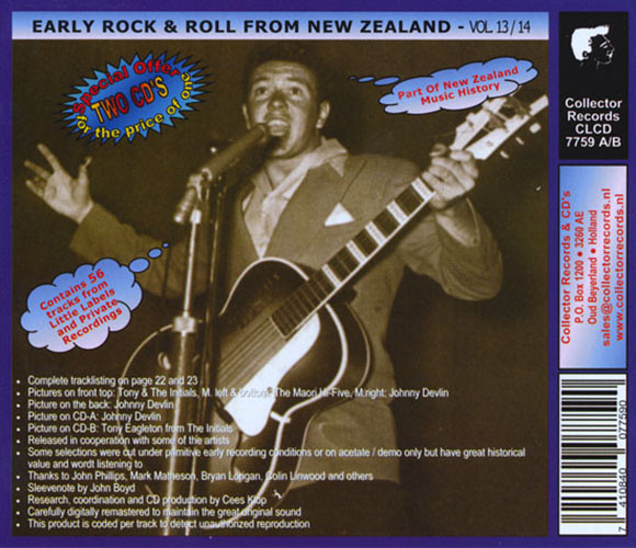 Collector Records - Compilation CD CLCD 7759 featuring "Murphy The Surfie" by The Detours