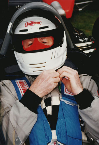 Joh Campbell in race garb