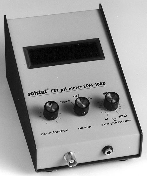 SOLSTAT EPM-100D LED Digital Battery Operated pH/mV Meter
