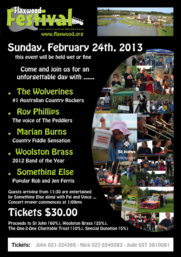 Flaxwood Poster 2013